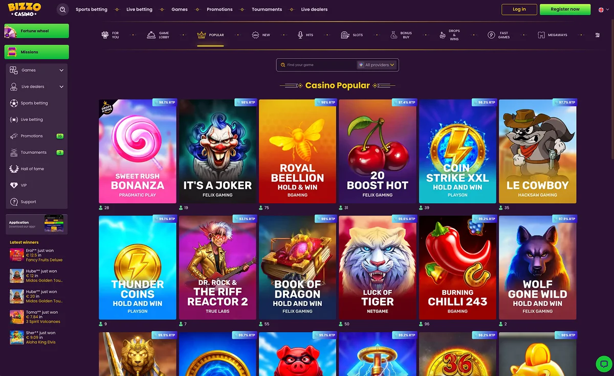 Bizzo Casino Online Bizzo Casino Online
